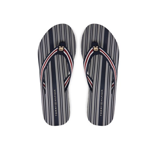 Japonki Tommy Hilfiger FW0FW08371 Granatowy ze sklepu eobuwie.pl w kategorii Klapki damskie - zdjęcie 182059760