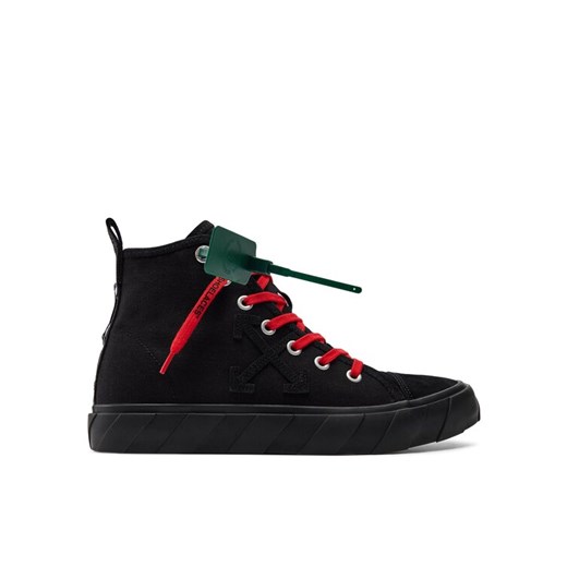 Trampki Off-White Mid Top Vulcanized Canvas IA119S22LEA0011010 Czarny 39 eobuwie.pl
