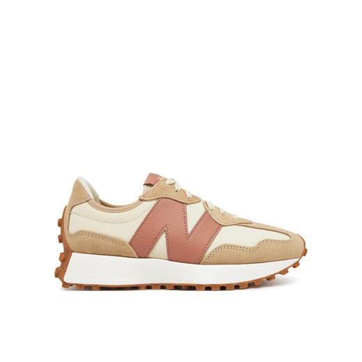Sneakersy New Balance WS327NKA Brązowy ze sklepu eobuwie.pl w kategorii Buty sportowe damskie - zdjęcie 182059833