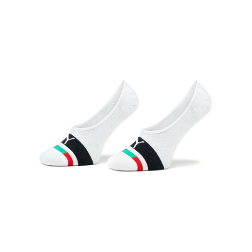 Zestaw 2 par stopek dziecięcych Puma Kids Seasonal Footie 2P 938009 Biały ze sklepu eobuwie.pl w kategorii Skarpetki dziecięce - zdjęcie 182059891