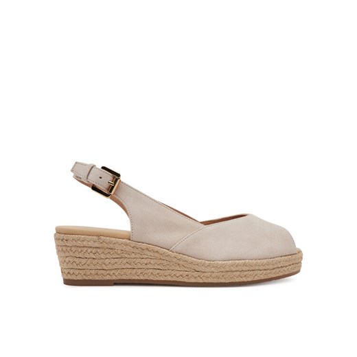 Espadryle Geox D55YXA-00021 C6738 Beżowy ze sklepu eobuwie.pl w kategorii Espadryle damskie - zdjęcie 182059930
