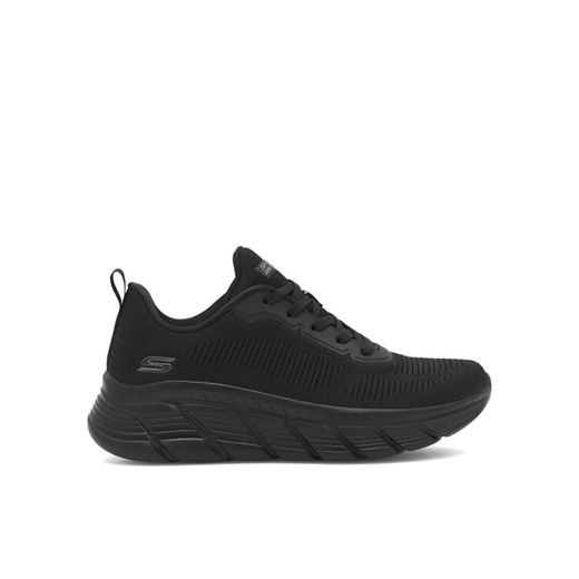 Sneakersy Skechers 117385 BBK Czarny ze sklepu eobuwie.pl w kategorii Buty sportowe damskie - zdjęcie 182060041