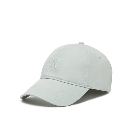 Czapka z daszkiem Calvin Klein Jeans Embroidered Monogram Cap LV04K5024G Szary ze sklepu eobuwie.pl w kategorii Czapki z daszkiem damskie - zdjęcie 182060064