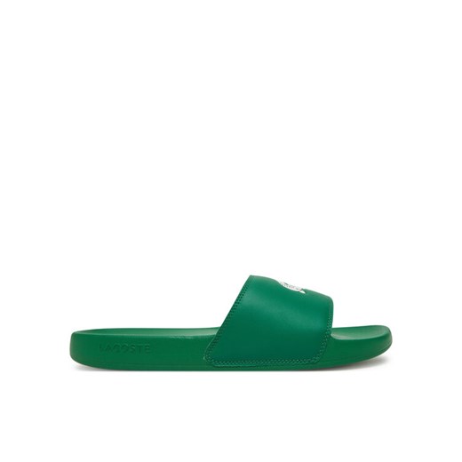 Klapki Lacoste Serve Sliders 7-49CMA0041 Zielony ze sklepu eobuwie.pl w kategorii Klapki męskie - zdjęcie 182060222