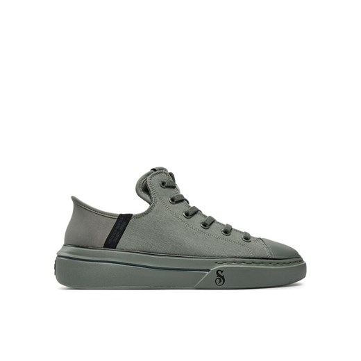 Sneakersy Skechers Snoop One-Boss Life Canvas 251026/OLV Khaki ze sklepu eobuwie.pl w kategorii Trampki damskie - zdjęcie 182060253