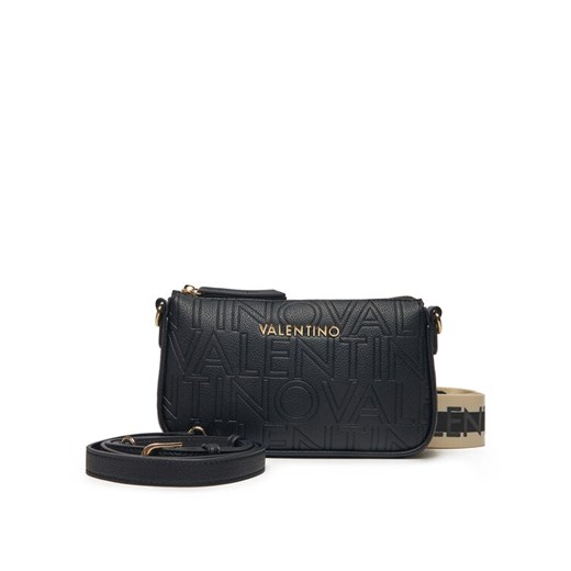 Torebka Valentino Pansy VBS8PG42 Czarny ze sklepu eobuwie.pl w kategorii Listonoszki - zdjęcie 182060312
