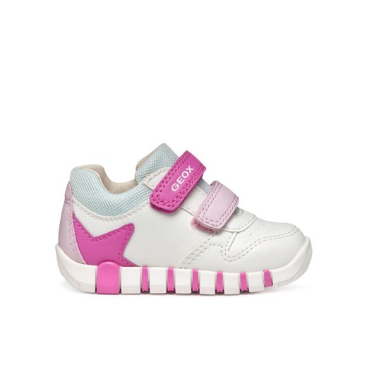Sneakersy Geox B Iupidoo B5558A 000BC C0563 Biały ze sklepu eobuwie.pl w kategorii Buty sportowe dziecięce - zdjęcie 182060330
