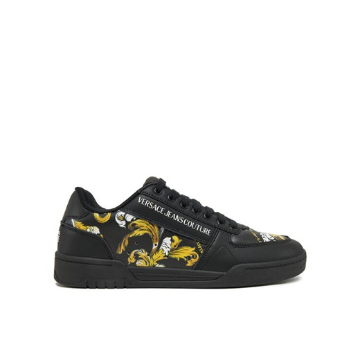 Sneakersy Versace Jeans Couture 78YA3SD4 Czarny ze sklepu eobuwie.pl w kategorii Buty sportowe męskie - zdjęcie 182060353