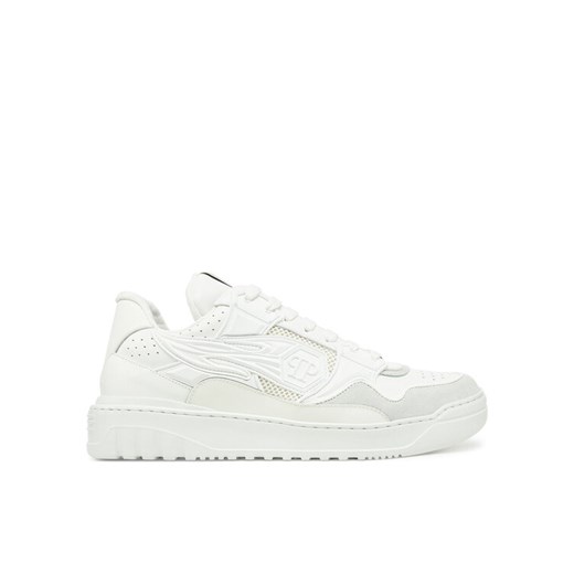 Sneakersy PHILIPP PLEIN SAES MSC4017 PLE010N01 Biały ze sklepu eobuwie.pl w kategorii Buty sportowe męskie - zdjęcie 182060531