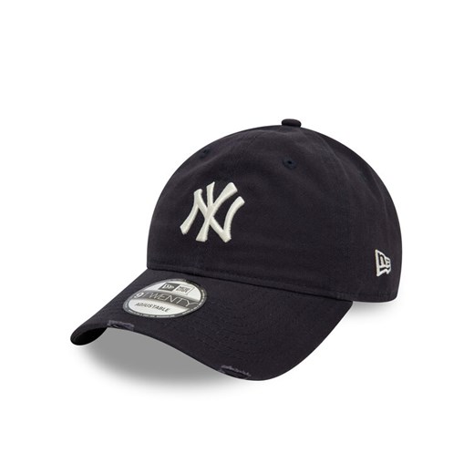 Czapka z daszkiem New Era Distressed 9Forty New York Yankees 60595226 Granatowy ze sklepu eobuwie.pl w kategorii Czapki z daszkiem damskie - zdjęcie 182060610