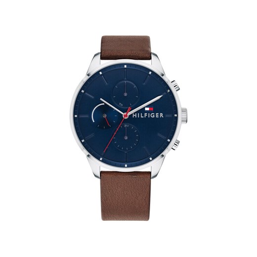 Zegarek Tommy Hilfiger Chase 1791487 Brązowy ze sklepu eobuwie.pl w kategorii Zegarki - zdjęcie 182060621