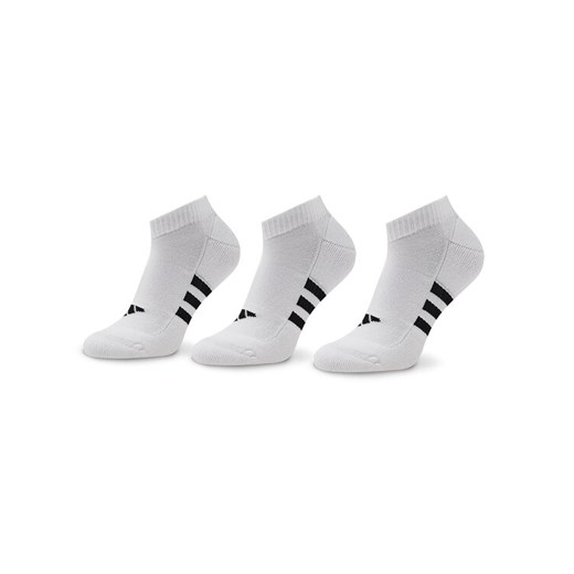 Skarpety stopki unisex adidas Performance Cushioned Low Socks 3 Pairs HT3449 Biały ze sklepu eobuwie.pl w kategorii Skarpetki męskie - zdjęcie 182060641