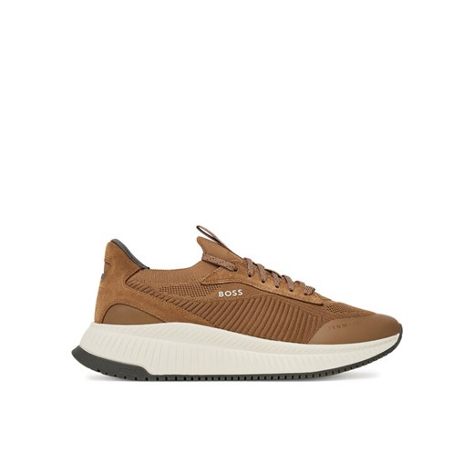Sneakersy BOSS TTNM EVO Slon 50523113 Beżowy ze sklepu eobuwie.pl w kategorii Buty sportowe męskie - zdjęcie 182060644