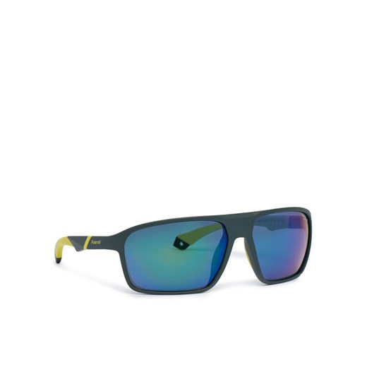 Okulary przeciwsłoneczne Polaroid PLD 7058/S 207856 Zielony ze sklepu eobuwie.pl w kategorii Okulary przeciwsłoneczne męskie - zdjęcie 182060712