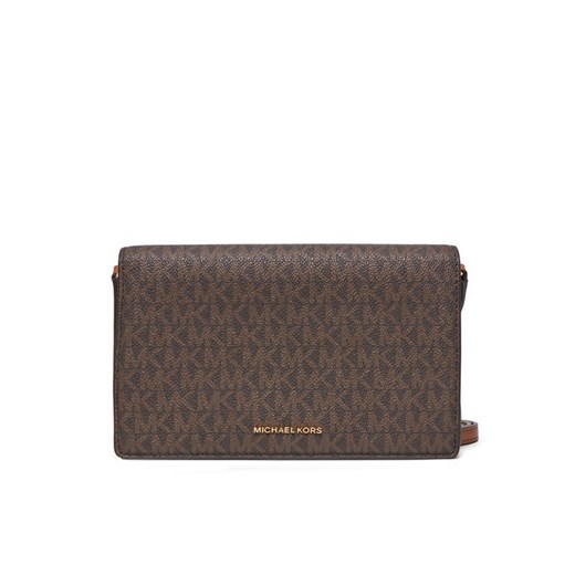 Torebka MICHAEL Michael Kors Jet Set 32T4GJ6C6B Brązowy ze sklepu eobuwie.pl w kategorii Listonoszki - zdjęcie 182060724