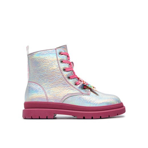 Botki Agatha Ruiz de la Prada 231955 D Srebrny ze sklepu eobuwie.pl w kategorii Buty zimowe dziecięce - zdjęcie 182060741