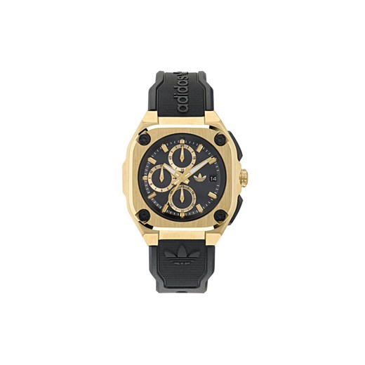 Zegarek adidas Originals City Tech Three Chrono AOFH24018 Czarny ze sklepu eobuwie.pl w kategorii Zegarki - zdjęcie 182060783