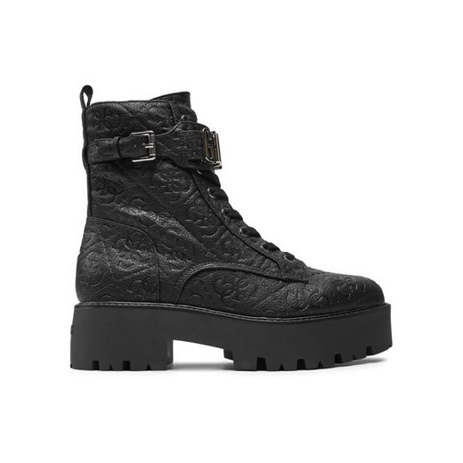 Botki Guess Vaires FLTSOM FAL10 Czarny ze sklepu eobuwie.pl w kategorii Botki - zdjęcie 182060794
