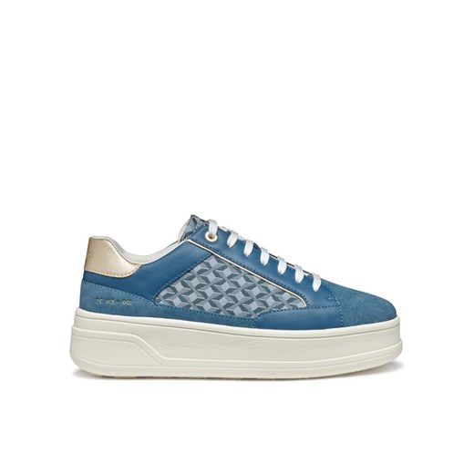Sneakersy Geox D Spherica Ecub-2 D55WVC 0CK22 C4005 Niebieski ze sklepu eobuwie.pl w kategorii Buty sportowe damskie - zdjęcie 182060860
