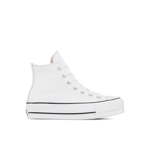 Trampki Converse Chuck Taylor All Star Lift Clean Hi 561676C Biały ze sklepu eobuwie.pl w kategorii Trampki damskie - zdjęcie 182060933
