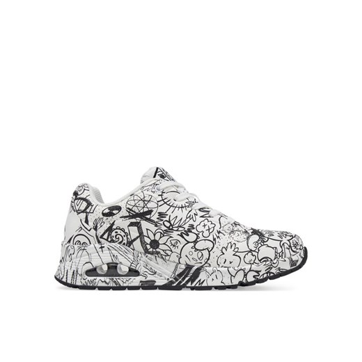Sneakersy Skechers 177972/WBK Biały ze sklepu eobuwie.pl w kategorii Buty sportowe damskie - zdjęcie 182060944