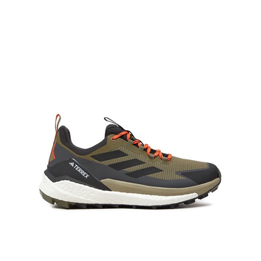 Trekkingi adidas Terrex Free Hiker 2.0 Low Gore-Tex IH3537 Zielony ze sklepu eobuwie.pl w kategorii Buty trekkingowe męskie - zdjęcie 182061071