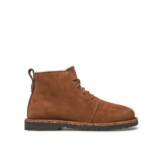 Botki Birkenstock Uppsala Mid Shearling 1028148 Brązowy ze sklepu eobuwie.pl w kategorii Botki - zdjęcie 182061092