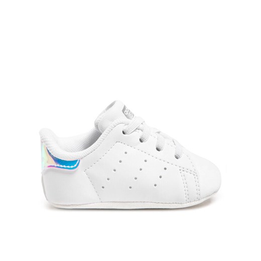 Sneakersy adidas Stan Smith Crib FY7892 Biały ze sklepu eobuwie.pl w kategorii Buciki niemowlęce - zdjęcie 182061102