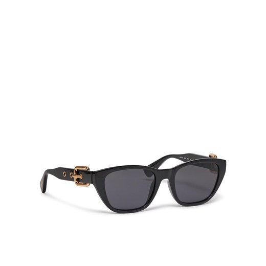 Okulary przeciwsłoneczne MOSCHINO MOS130/S 205412 80755IR Czarny ze sklepu eobuwie.pl w kategorii Okulary przeciwsłoneczne damskie - zdjęcie 182061134