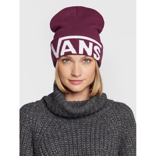 Czapka Vans Drop V Tall VN0A5FI3Y7Y1 Różowy ze sklepu eobuwie.pl w kategorii Czapki zimowe damskie - zdjęcie 182061141