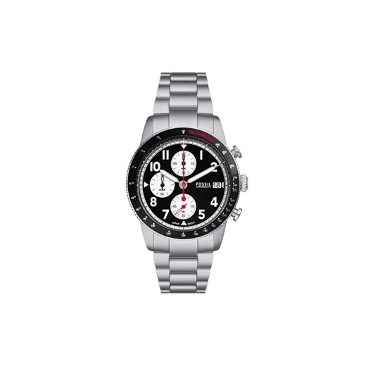 Zegarek Fossil Sport Tourer FS6045 Srebrny ze sklepu eobuwie.pl w kategorii Zegarki - zdjęcie 182061164