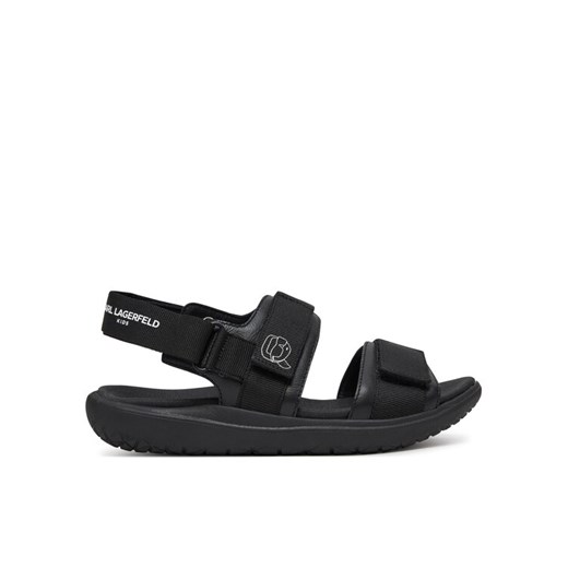 Sandały Karl Lagerfeld Kids Z30382 S Czarny ze sklepu eobuwie.pl w kategorii Sandały dziecięce - zdjęcie 182061254
