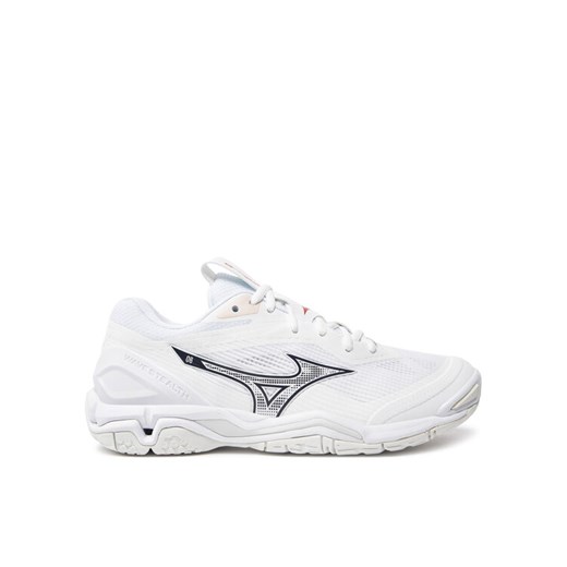 Buty halowe Mizuno Wave Stealth 6 X1GB2430 Biały ze sklepu eobuwie.pl w kategorii Buty sportowe damskie - zdjęcie 182061331