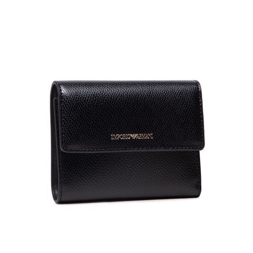 Mały Portfel Damski Emporio Armani Y3H185 YH15A 81386 Czarny ze sklepu eobuwie.pl w kategorii Portfele damskie - zdjęcie 182061342