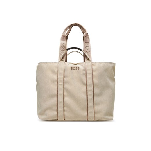 Torebka BOSS Palmah 50546461 Biały ze sklepu eobuwie.pl w kategorii Torby Shopper bag - zdjęcie 182061343