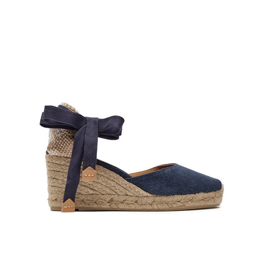 Espadryle Castañer Carina/6/002 021644 Niebieski ze sklepu eobuwie.pl w kategorii Espadryle damskie - zdjęcie 182061373