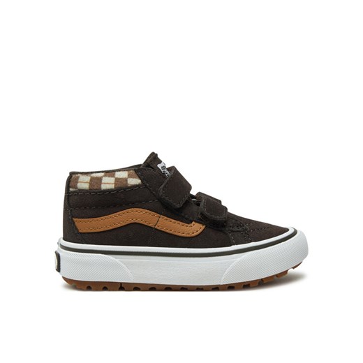 Sneakersy Vans MTE SK8-Mid Reissue VN000D10BF21 Brązowy ze sklepu eobuwie.pl w kategorii Trampki dziecięce - zdjęcie 182061473