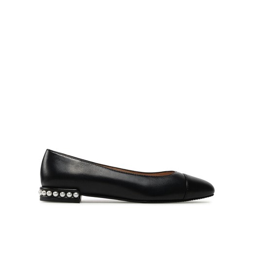 Baleriny Stuart Weitzman Pearl Flat SB753 Czarny ze sklepu eobuwie.pl w kategorii Balerinki - zdjęcie 182061480