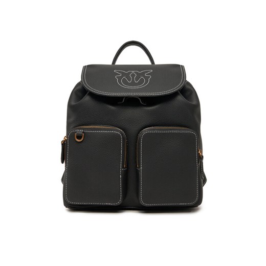 Plecak PINKO Carrie Backpack PE 25 PLTT 104351 A1LF Czarny ze sklepu eobuwie.pl w kategorii Plecaki - zdjęcie 182061833