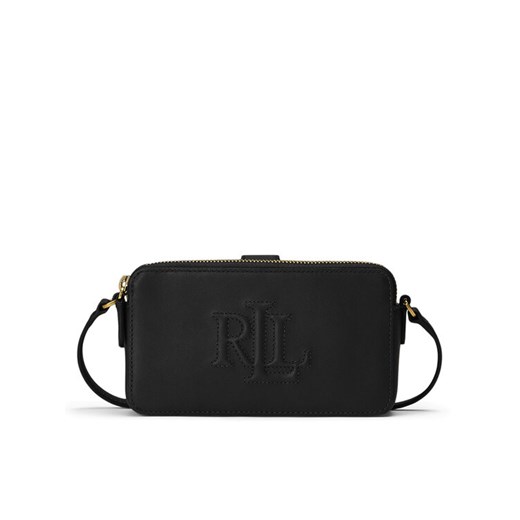 Torebka LAUREN RALPH LAUREN 432951475002 Czarny ze sklepu eobuwie.pl w kategorii Listonoszki - zdjęcie 182061932