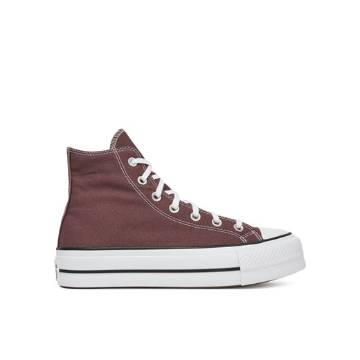 Trampki Converse Chuck Taylor All Star Lift Platform A10646C Bordowy ze sklepu eobuwie.pl w kategorii Trampki damskie - zdjęcie 182062051