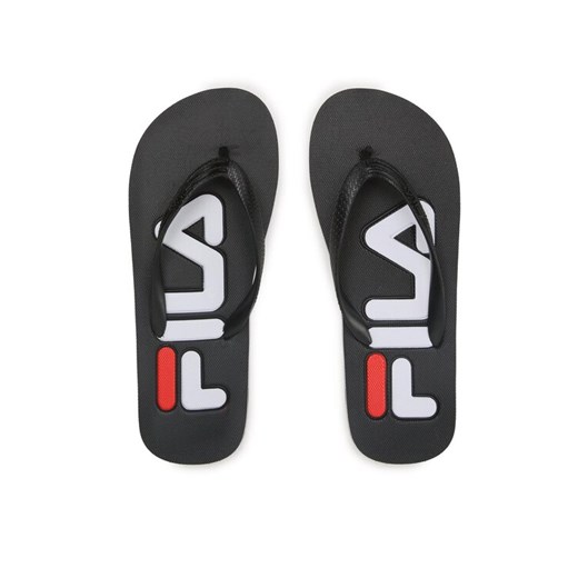 Japonki Fila Troy Zeppa Slipper Wmn FFW0271.80010 Czarny ze sklepu eobuwie.pl w kategorii Klapki damskie - zdjęcie 182062082