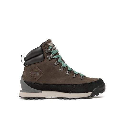 Trekkingi The North Face M Back-To-Berkeley Iv Leather WpNF0A817QZN31 Brązowy ze sklepu eobuwie.pl w kategorii Buty trekkingowe męskie - zdjęcie 182062084
