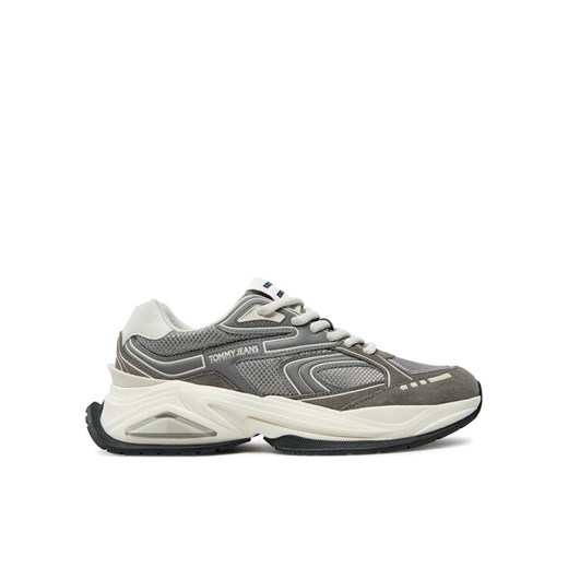 Sneakersy Tommy Jeans Comfort Runner EM0EM01467 Szary ze sklepu eobuwie.pl w kategorii Buty sportowe męskie - zdjęcie 182062294
