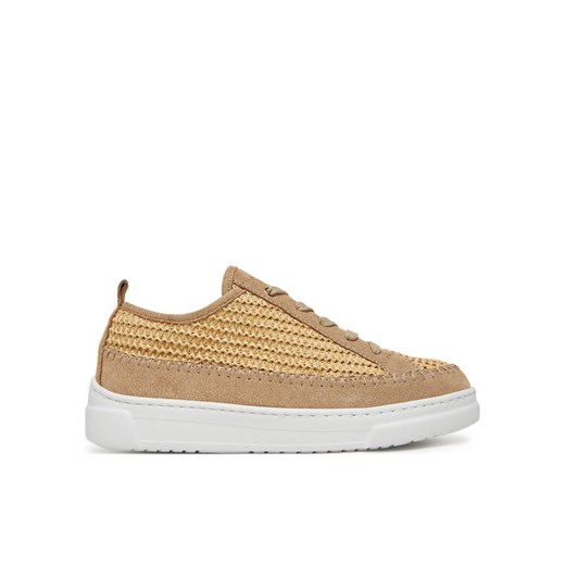Sneakersy Unisa Fleur Raf Beżowy ze sklepu eobuwie.pl w kategorii Buty sportowe damskie - zdjęcie 182062472