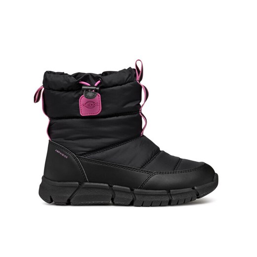 Śniegowce Geox J Flexyper Girl B Ab J46APB 0FU54 C9B8L S Czarny ze sklepu eobuwie.pl w kategorii Buty zimowe dziecięce - zdjęcie 182062501