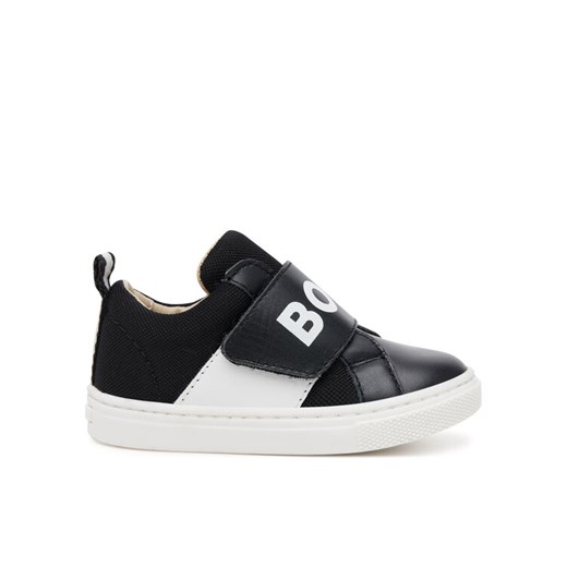Sneakersy BOSS J52161 S Czarny ze sklepu eobuwie.pl w kategorii Buty sportowe dziecięce - zdjęcie 182062504