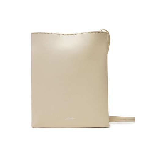 Torebka Calvin Klein Line Ns Crossbody Lth Bag LV04F3005G Biały ze sklepu eobuwie.pl w kategorii Listonoszki - zdjęcie 182062524