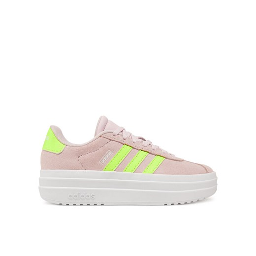 Sneakersy adidas VL Court Bold JI1017 Różowy ze sklepu eobuwie.pl w kategorii Buty sportowe dziecięce - zdjęcie 182062611