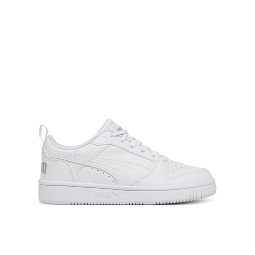 Sneakersy Puma Rebound V6 Lo Jr 393833 03 Biały ze sklepu eobuwie.pl w kategorii Buty sportowe dziecięce - zdjęcie 182062710